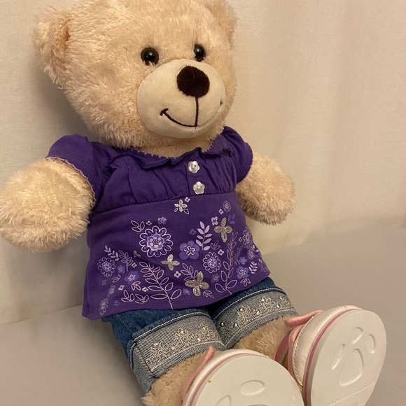 BUILD-A-BEAR Cute Sparkle Flower Top Rhinestones - Picture 2 of 8